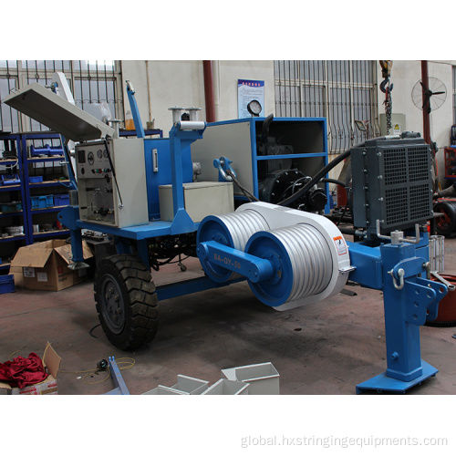 Cable Stringing Equipment Powerline Stringing Equipment 80kN Hydraulic Cable Puller Factory